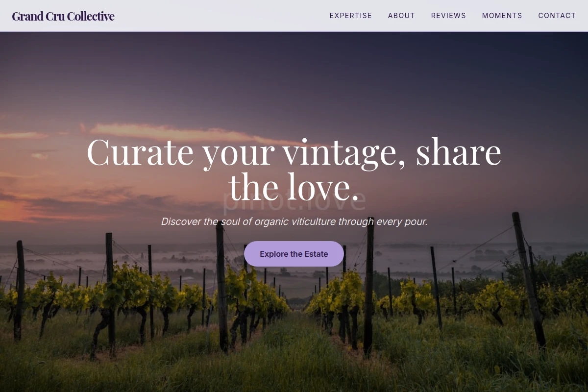 Organic Vineyard