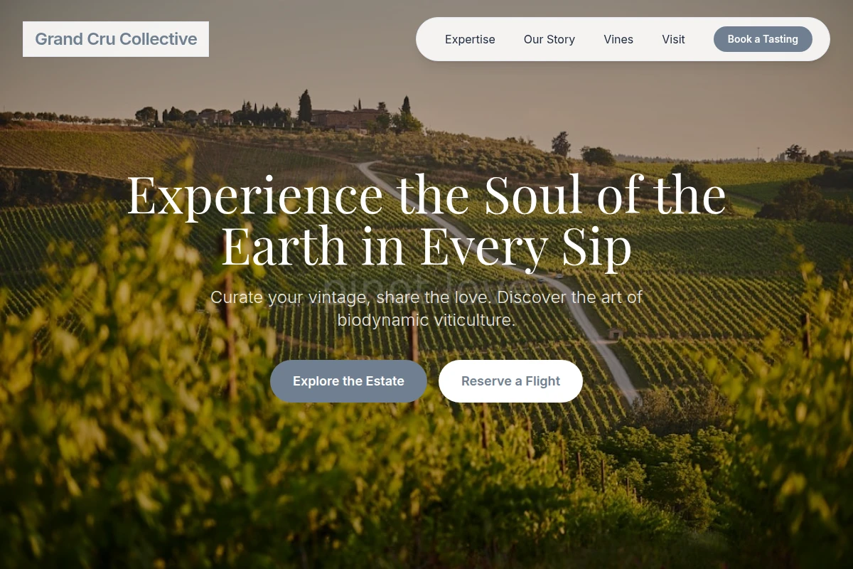 Biodynamic Vineyard