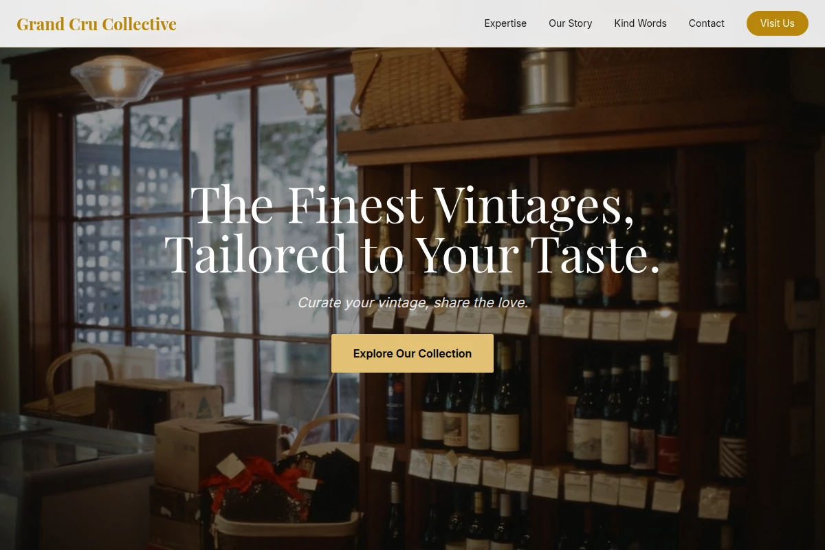 Vintage Wine Store