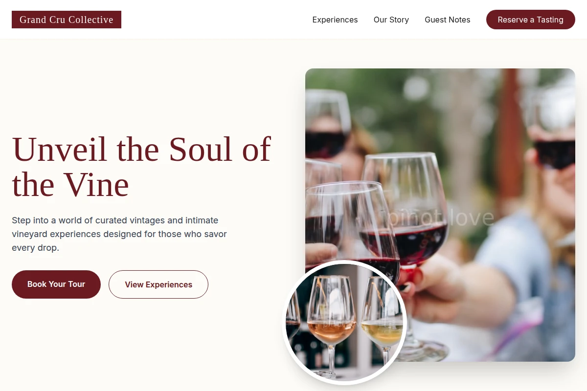 Vineyard Wine Tasting