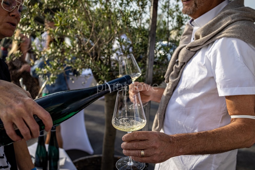 Wine pouring